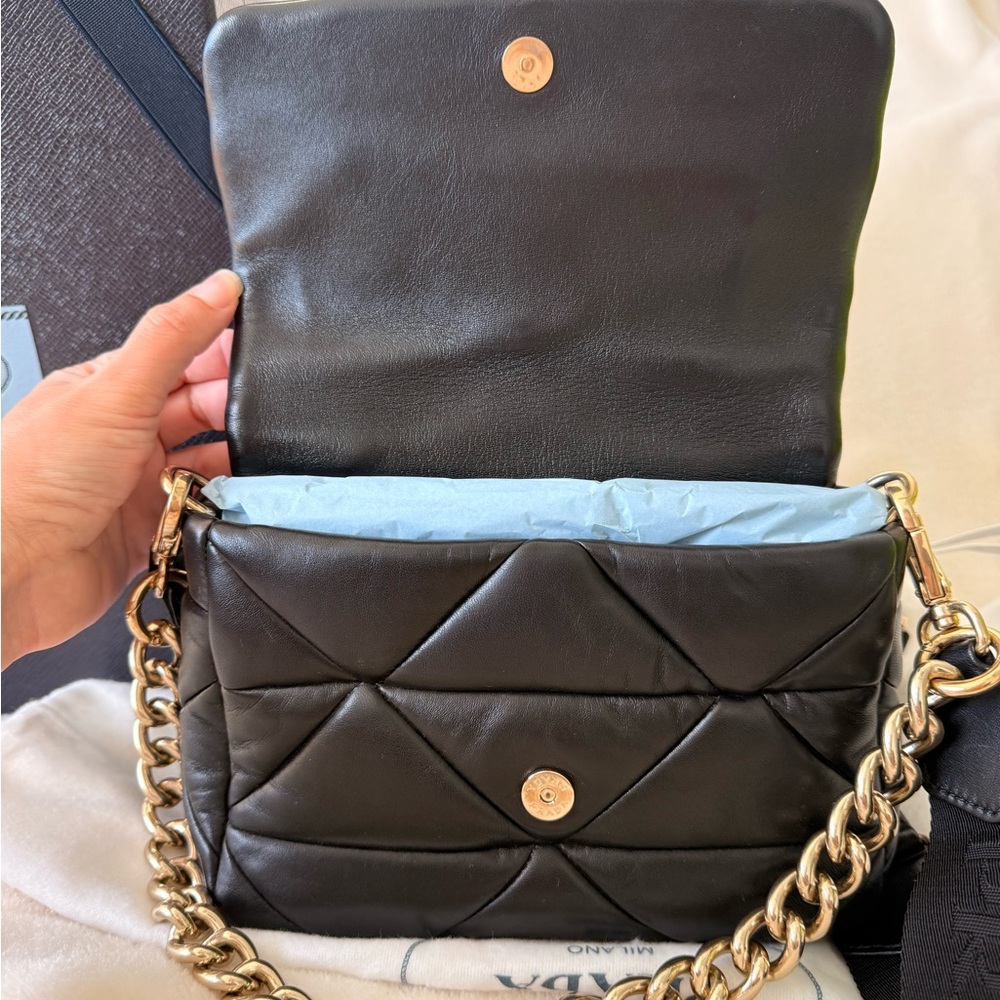 Prada System Nappa Leather Patchwork Bag - image 5